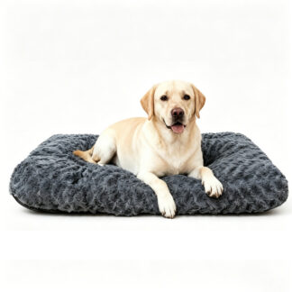 All-Season Thick and Warm Pet Bed with Fuzzy Cover for Small and Medium-sized Dogs DB2606