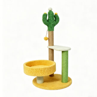 New product cactus climbing frame, cat's sword grass pillar for sharpening claws, cat bed, cat jumping platform CT0701